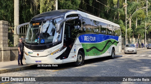 Bel-Tour Transportes e Turismo 323 na cidade de Petrópolis, Rio de Janeiro, Brasil, por Zé Ricardo Reis. Número da foto: #12509628.