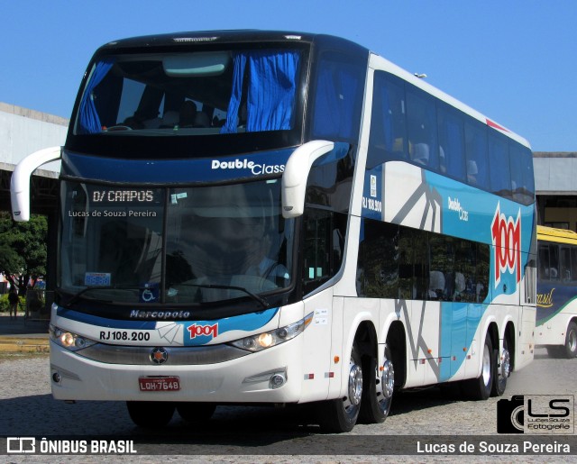 Auto Viação 1001 RJ 108.200 na cidade de Campos dos Goytacazes, Rio de Janeiro, Brasil, por Lucas de Souza Pereira. Número da foto: #12510257.