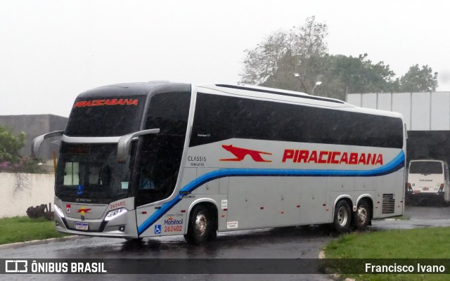 Viação Piracicabana 262402 na cidade de Ourinhos, São Paulo, Brasil, por Francisco Ivano. Número da foto: #12510717.