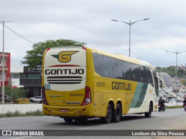 Empresa Gontijo de Transportes 19170 na cidade de Caruaru, Pernambuco, Brasil, por Lenilson da Silva Pessoa. Número da foto: #12510012.