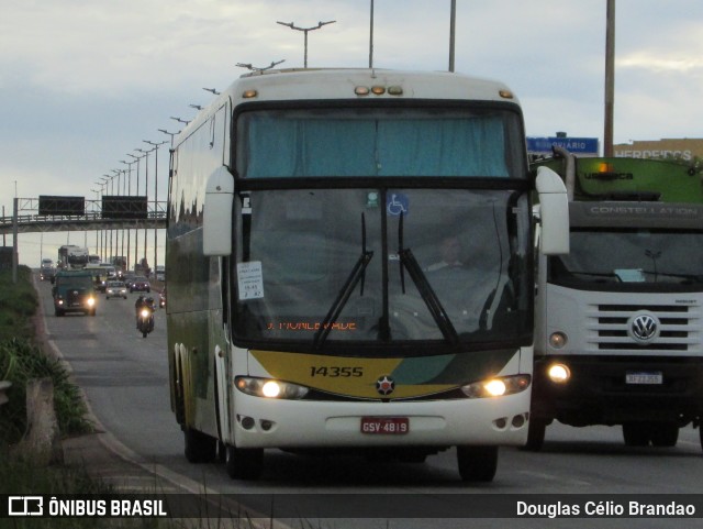 Empresa Gontijo de Transportes 14355 na cidade de Belo Horizonte, Minas Gerais, Brasil, por Douglas Célio Brandao. Número da foto: #12510158.