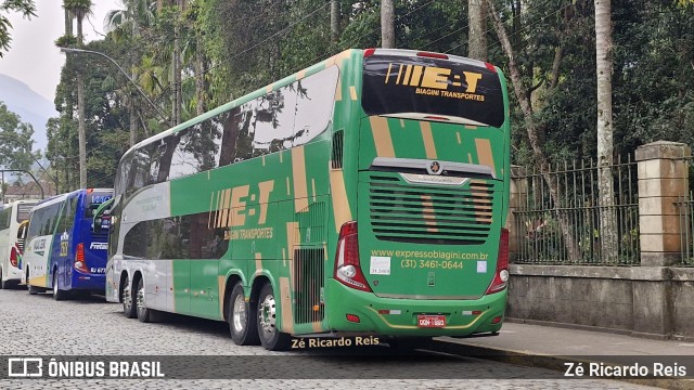 EBT - Expresso Biagini Transportes 1660 na cidade de Petrópolis, Rio de Janeiro, Brasil, por Zé Ricardo Reis. Número da foto: #12509649.