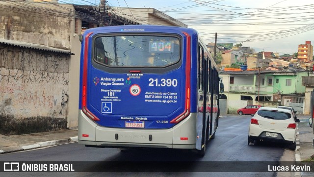 Viação Osasco 21.390 na cidade de Osasco, São Paulo, Brasil, por Lucas Kevin. Número da foto: #12511413.