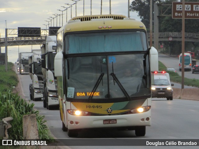 Empresa Gontijo de Transportes 14445 na cidade de Belo Horizonte, Minas Gerais, Brasil, por Douglas Célio Brandao. Número da foto: #12511818.