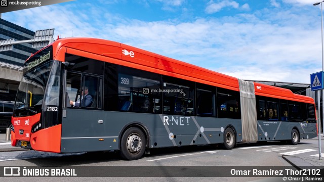 GVB - Gemeentelijk Vervoerbedrijf 2182 na cidade de Haarlemmermeer, North Holland, Países Baixos, por Omar Ramírez Thor2102. Número da foto: #12511701.