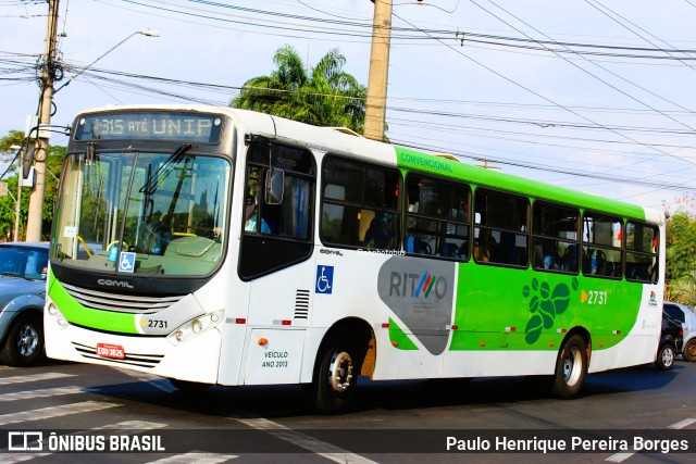 Rápido D´Oeste 2731 na cidade de Ribeirão Preto, São Paulo, Brasil, por Paulo Henrique Pereira Borges. Número da foto: #12512848.
