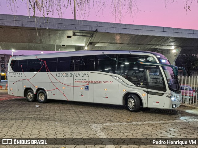 Companhia Coordenadas de Transportes 50700 na cidade de Belo Horizonte, Minas Gerais, Brasil, por Pedro Henrique VM. Número da foto: #12511699.