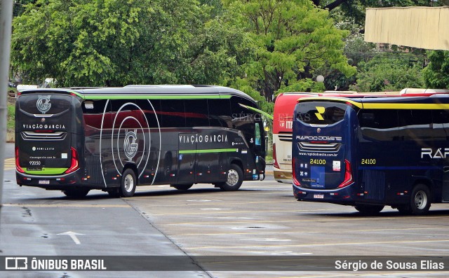 Viação Garcia 92050 na cidade de Ribeirão Preto, São Paulo, Brasil, por Sérgio de Sousa Elias. Número da foto: #12512640.