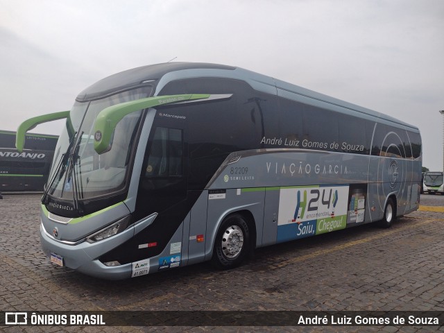 Viação Garcia 82209 na cidade de Londrina, Paraná, Brasil, por André Luiz Gomes de Souza. Número da foto: #12512668.