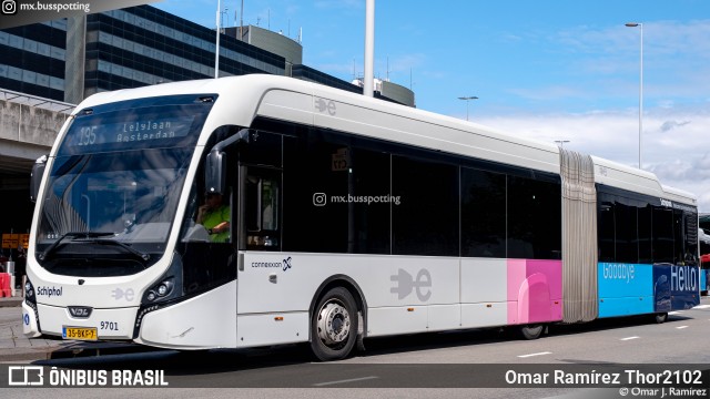 Connexxion 9701 na cidade de Haarlemmermeer, North Holland, Países Baixos, por Omar Ramírez Thor2102. Número da foto: #12511708.