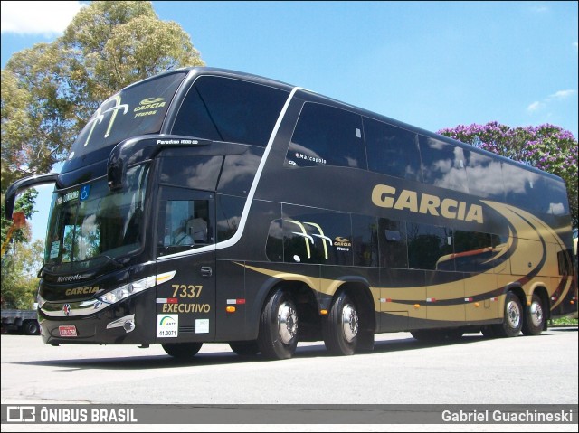 Viação Garcia 7337 na cidade de Curitiba, Paraná, Brasil, por Gabriel Guachineski. Número da foto: #12512856.