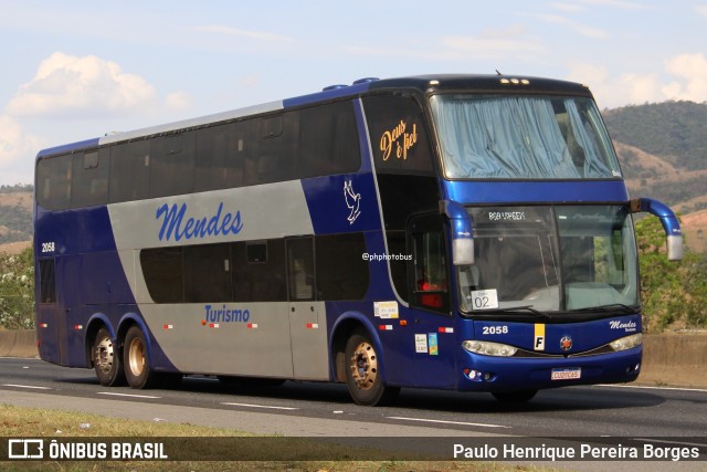 Mendes Turismo 2058 na cidade de Roseira, São Paulo, Brasil, por Paulo Henrique Pereira Borges. Número da foto: #12512982.
