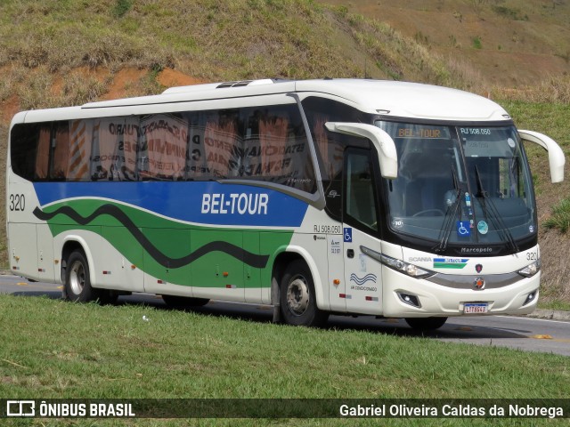 Bel-Tour Transportes e Turismo 320 na cidade de Aparecida, São Paulo, Brasil, por Gabriel Oliveira Caldas da Nobrega. Número da foto: #12513274.