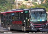 Transportes Única Petrópolis RJ 163.003 na cidade de Duque de Caxias, Rio de Janeiro, Brasil, por João Victor - PHOTOVICTORBUS. Número da foto: #:id.