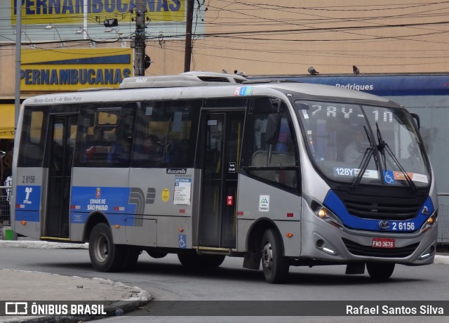 Transcooper > Norte Buss 2 6156 na cidade de São Paulo, São Paulo, Brasil, por Rafael Santos Silva. Número da foto: #12515148.