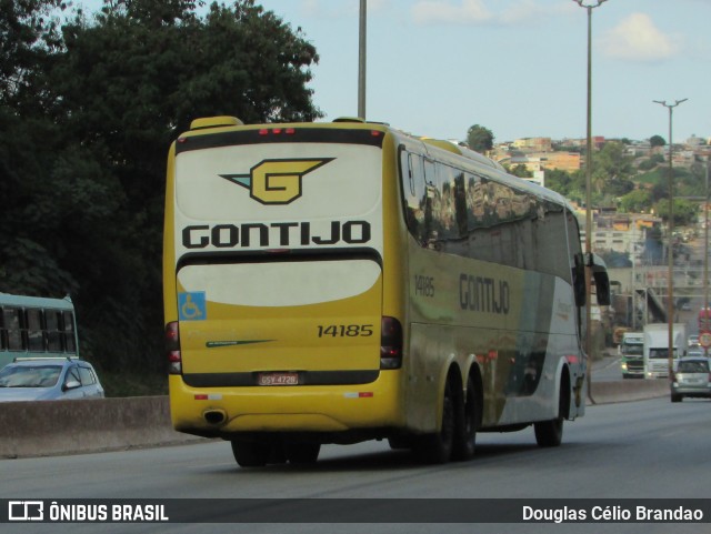 Empresa Gontijo de Transportes 14185 na cidade de Belo Horizonte, Minas Gerais, Brasil, por Douglas Célio Brandao. Número da foto: #12513938.