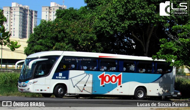Auto Viação 1001 RJ 108.540 na cidade de Campos dos Goytacazes, Rio de Janeiro, Brasil, por Lucas de Souza Pereira. Número da foto: #12513979.