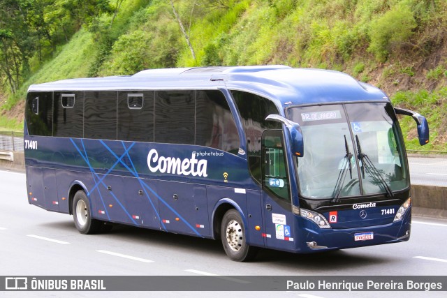Viação Cometa 71401 na cidade de Piraí, Rio de Janeiro, Brasil, por Paulo Henrique Pereira Borges. Número da foto: #12514796.