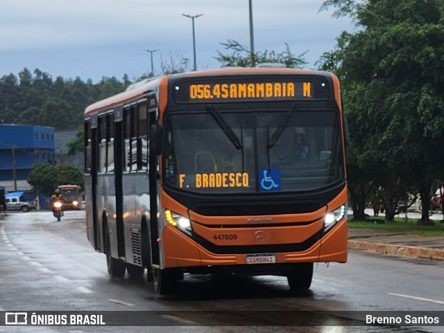Auto Viação Marechal Brasília 447609 na cidade de Samambaia, Distrito Federal, Brasil, por Brenno Santos. Número da foto: #12513664.