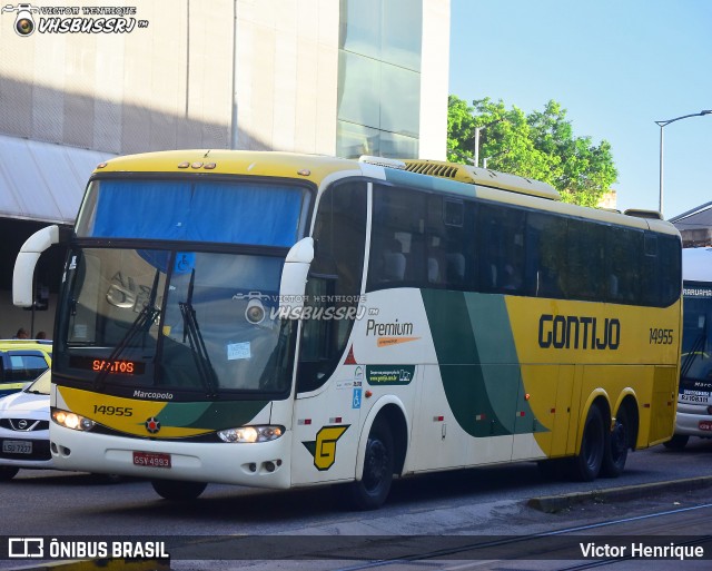 Empresa Gontijo de Transportes 14955 na cidade de Rio de Janeiro, Rio de Janeiro, Brasil, por Victor Henrique. Número da foto: #12514882.