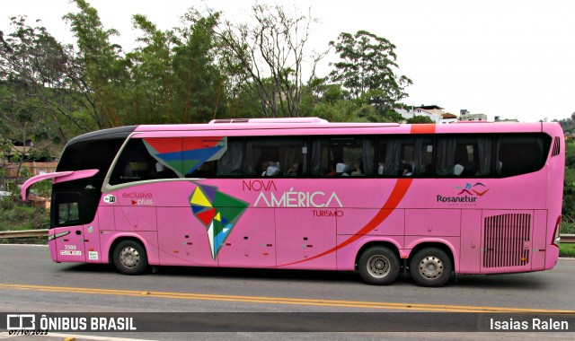 Nova América Turismo 2500 na cidade de Santos Dumont, Minas Gerais, Brasil, por Isaias Ralen. Número da foto: #12515027.