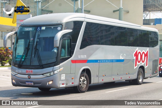 Auto Viação 1001 RJ 108.178 na cidade de Rio de Janeiro, Rio de Janeiro, Brasil, por Tadeu Vasconcelos. Número da foto: #12514494.
