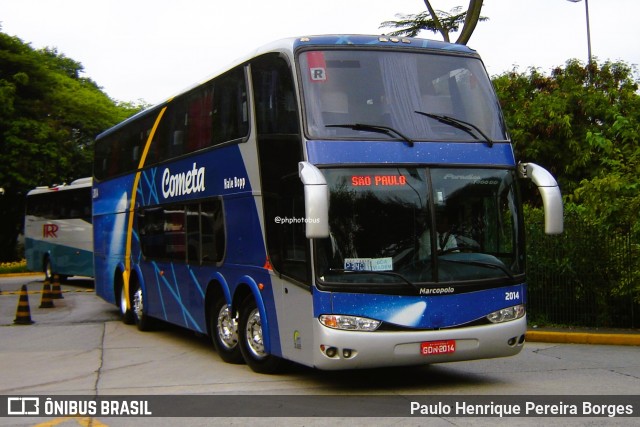 Viação Cometa 2014 na cidade de São Paulo, São Paulo, Brasil, por Paulo Henrique Pereira Borges. Número da foto: #12514791.