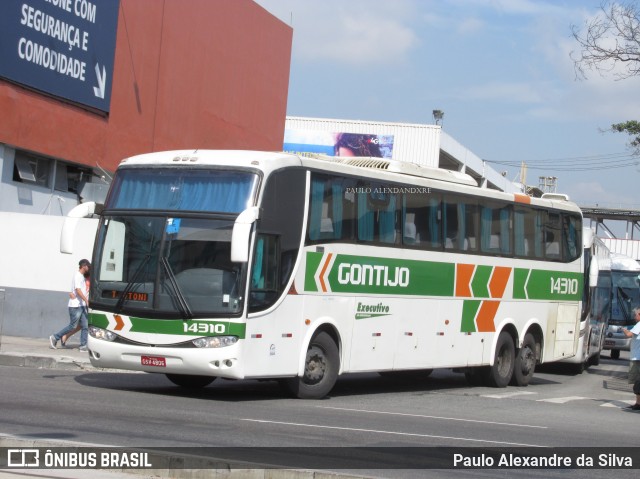 Empresa Gontijo de Transportes 14310 na cidade de Rio de Janeiro, Rio de Janeiro, Brasil, por Paulo Alexandre da Silva. Número da foto: #12514784.