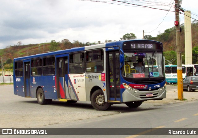 ATT - Alto Tietê Transportes 47.149 na cidade de Santa Isabel, São Paulo, Brasil, por Ricardo Luiz. Número da foto: #12516480.