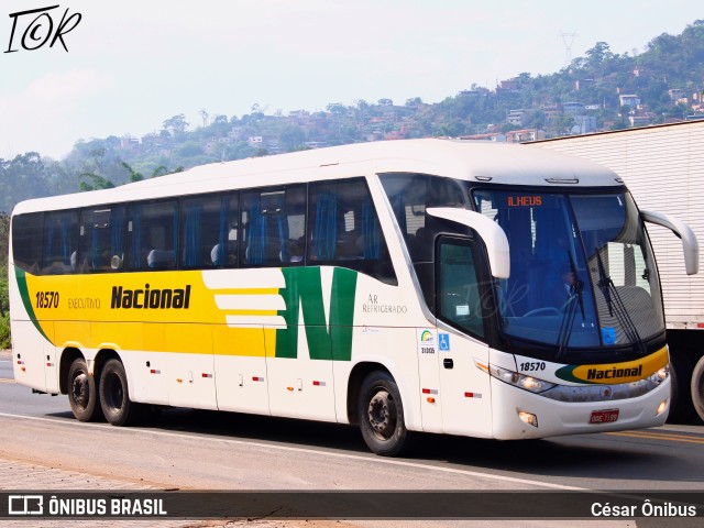 Viação Nacional 18570 na cidade de Belo Horizonte, Minas Gerais, Brasil, por César Ônibus. Número da foto: #12516370.