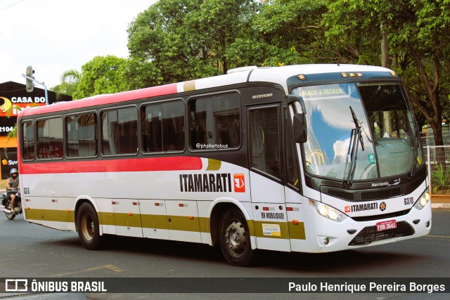 Expresso Itamarati 6370 na cidade de Uberaba, Minas Gerais, Brasil, por Paulo Henrique Pereira Borges. Número da foto: #12517067.
