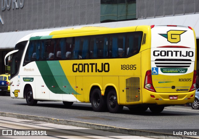 Empresa Gontijo de Transportes 18885 na cidade de Rio de Janeiro, Rio de Janeiro, Brasil, por Luiz Petriz. Número da foto: #12515928.