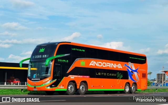 Empresa de Transportes Andorinha 7068 na cidade de Regente Feijó, São Paulo, Brasil, por Francisco Ivano. Número da foto: #12516498.