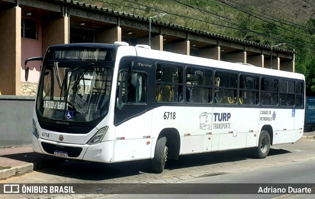 Turb Petrópolis > Turp -Transporte Urbano de Petrópolis 6718 na cidade de Petrópolis, Rio de Janeiro, Brasil, por Adriano Duarte. Número da foto: #12516422.