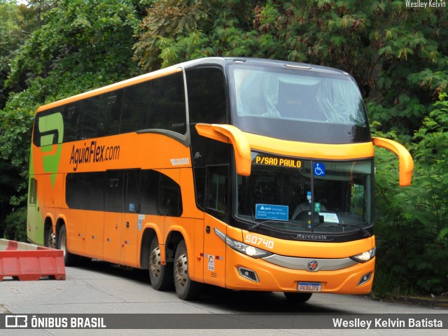 Viação Águia Branca 50740 na cidade de São Paulo, São Paulo, Brasil, por Weslley Kelvin Batista. Número da foto: #12516661.