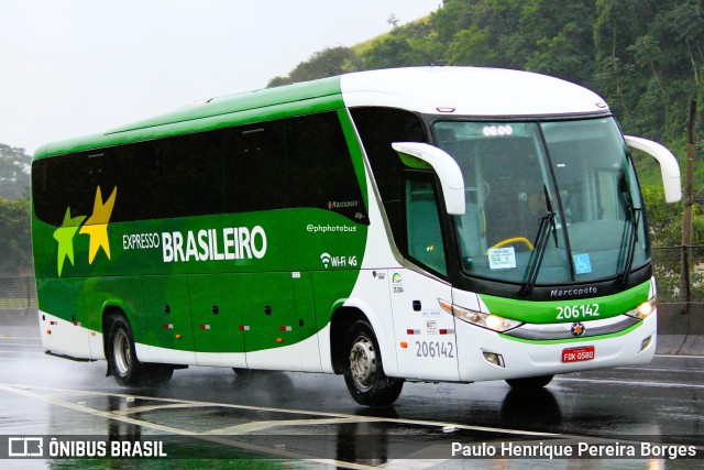 Expresso Brasileiro 206142 na cidade de Piraí, Rio de Janeiro, Brasil, por Paulo Henrique Pereira Borges. Número da foto: #12516989.