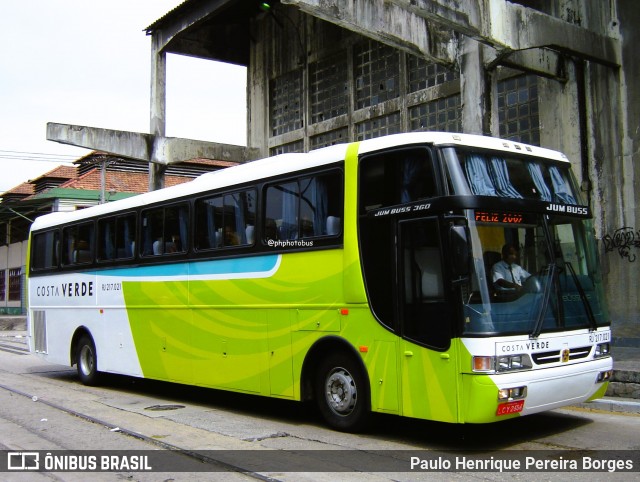 Costa Verde Transportes RJ 217.021 na cidade de Rio de Janeiro, Rio de Janeiro, Brasil, por Paulo Henrique Pereira Borges. Número da foto: #12519351.
