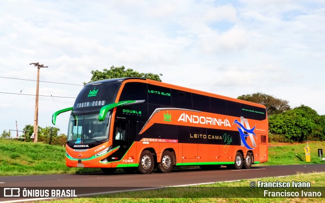 Empresa de Transportes Andorinha 7065 na cidade de Presidente Prudente, São Paulo, Brasil, por Francisco Ivano. Número da foto: #12517944.