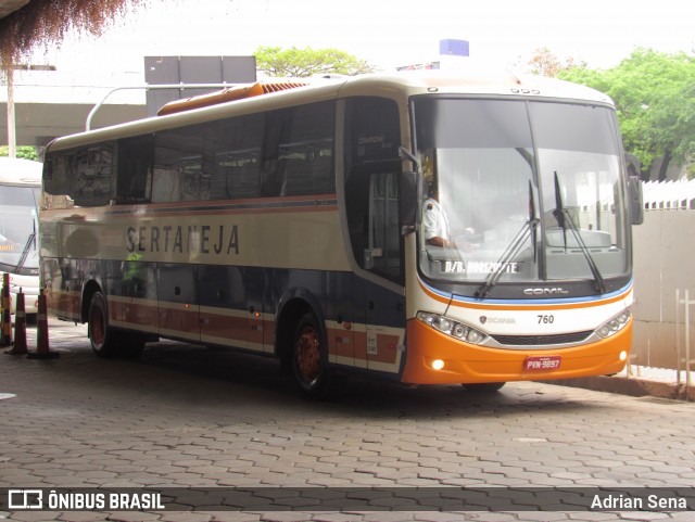 Viação Sertaneja 760 na cidade de Belo Horizonte, Minas Gerais, Brasil, por Adrian Sena. Número da foto: #12519211.