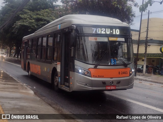 Viação Gato Preto 8 2463 na cidade de São Paulo, São Paulo, Brasil, por Rafael Lopes de Oliveira. Número da foto: #12518901.