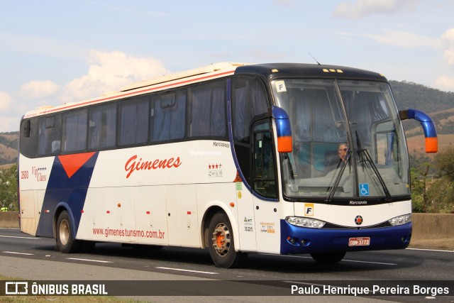 Gimenes Turismo 2600 na cidade de Roseira, São Paulo, Brasil, por Paulo Henrique Pereira Borges. Número da foto: #12519454.