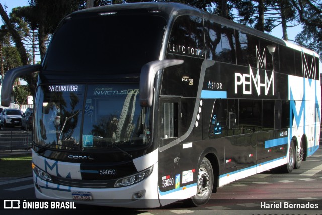 Empresa de Ônibus Nossa Senhora da Penha 59050 na cidade de Curitiba, Paraná, Brasil, por Hariel Bernades. Número da foto: #12518972.