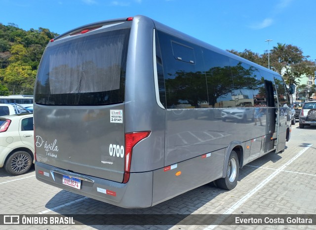 D'Ávila Turismo 0700 na cidade de Vila Velha, Espírito Santo, Brasil, por Everton Costa Goltara. Número da foto: #12517859.