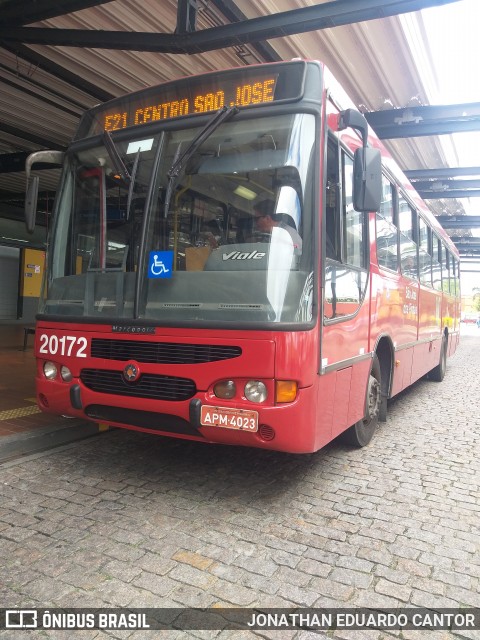 Auto Viação São José dos Pinhais 20172 na cidade de Curitiba, Paraná, Brasil, por JONATHAN EDUARDO CANTOR. Número da foto: #12522096.