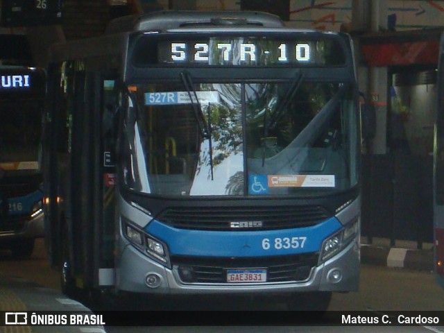 Cooper Líder > A2 Transportes 6 8357 na cidade de São Paulo, São Paulo, Brasil, por Mateus C.  Cardoso. Número da foto: #12521134.