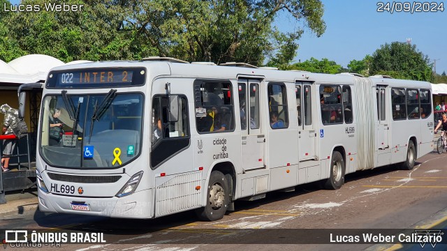 Auto Viação Redentor HL699 na cidade de Curitiba, Paraná, Brasil, por Lucas Weber Calizario. Número da foto: #12519677.