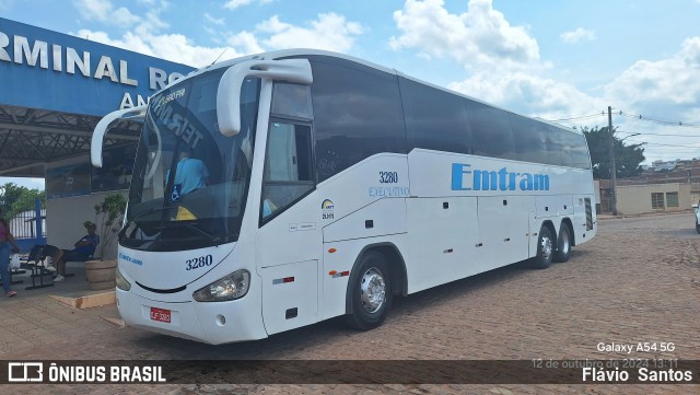 Emtram 3280 na cidade de Barra da Estiva, Bahia, Brasil, por Flávio  Santos. Número da foto: #12521423.