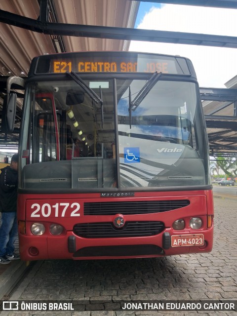 Auto Viação São José dos Pinhais 20172 na cidade de Curitiba, Paraná, Brasil, por JONATHAN EDUARDO CANTOR. Número da foto: #12522078.