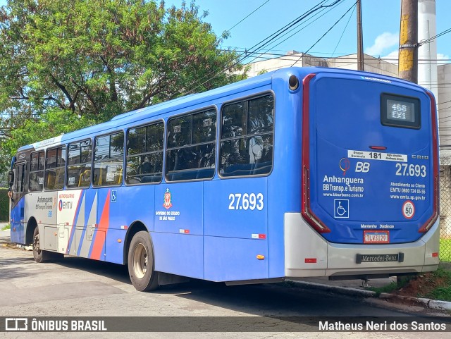 BB Transportes e Turismo 27.693 na cidade de Barueri, São Paulo, Brasil, por Matheus Neri dos Santos. Número da foto: #12521546.