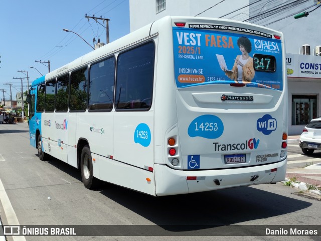 Serramar Transporte Coletivo 14253 na cidade de Serra, Espírito Santo, Brasil, por Danilo Moraes. Número da foto: #12522036.
